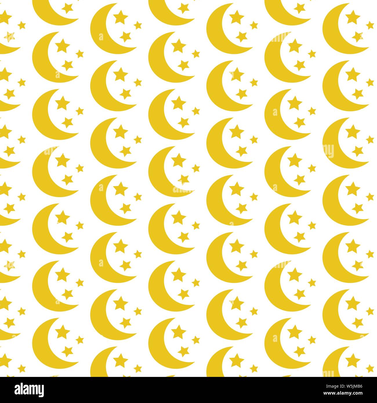 Pattern background moon star icon Stock Vector Image & Art - Alamy