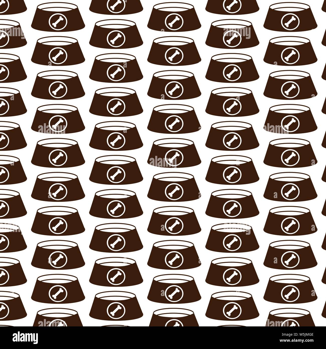 Pattern background Dog Bowl icon Stock Vector Image & Art - Alamy