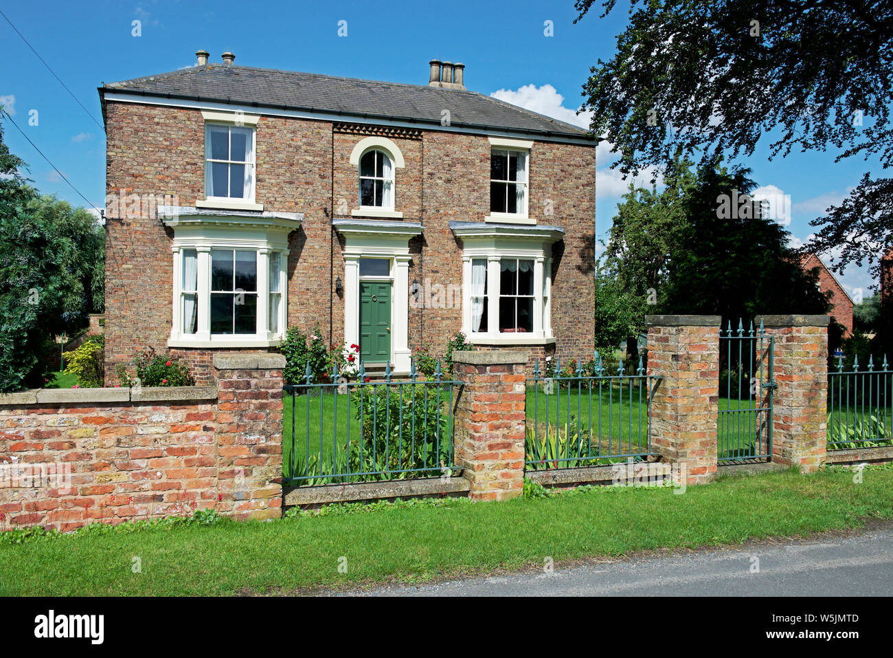 house in Newland (near Goole), North Yorkshire, England UK