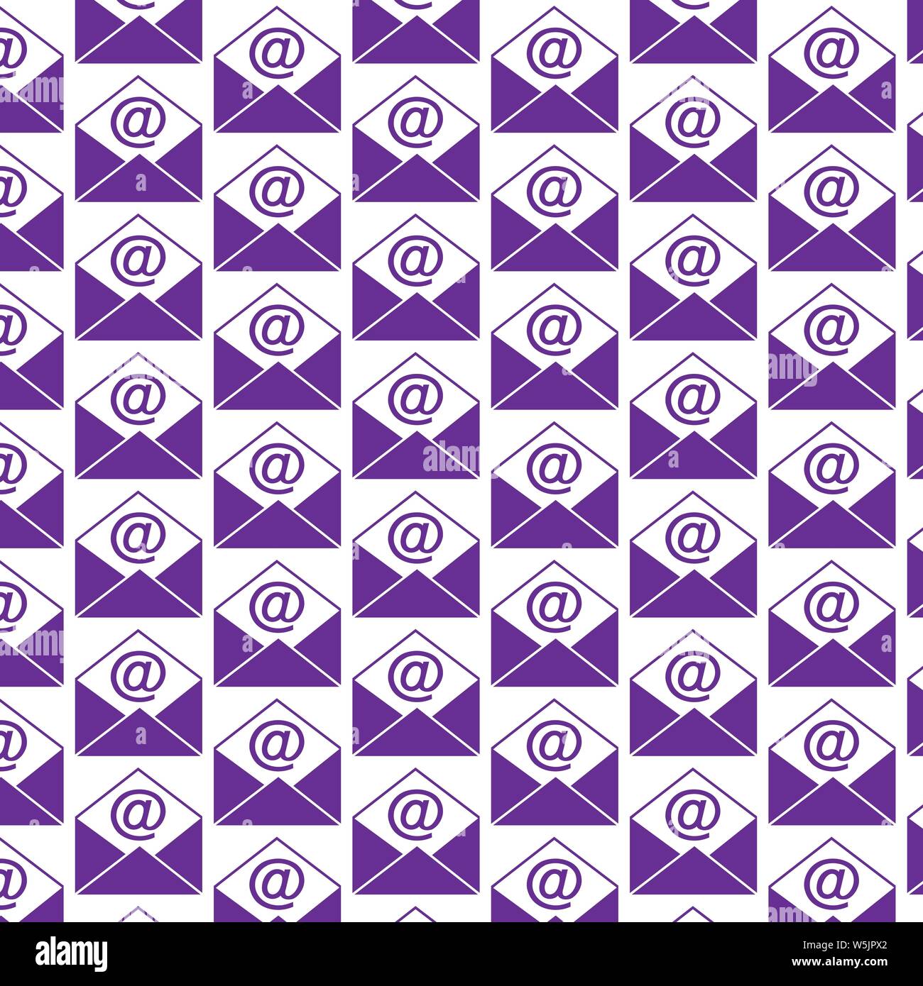 Pattern background Sending email and envelope icon Stock Vector