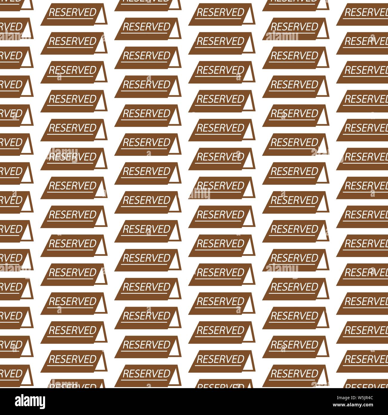 Pattern background reserved icon Stock Vector