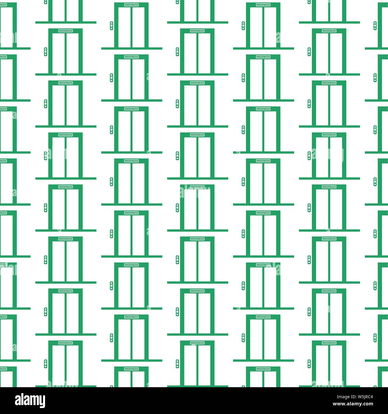 Pattern background elevator icon Stock Vector