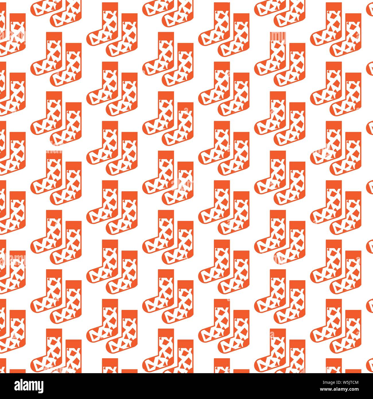 Pattern background Sock icon Stock Vector