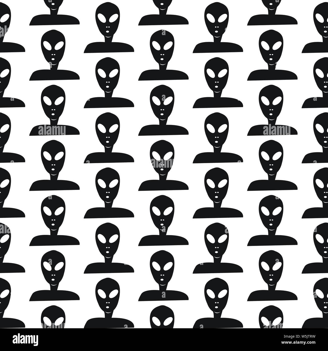 Pattern background Alien icon Stock Vector Image & Art - Alamy