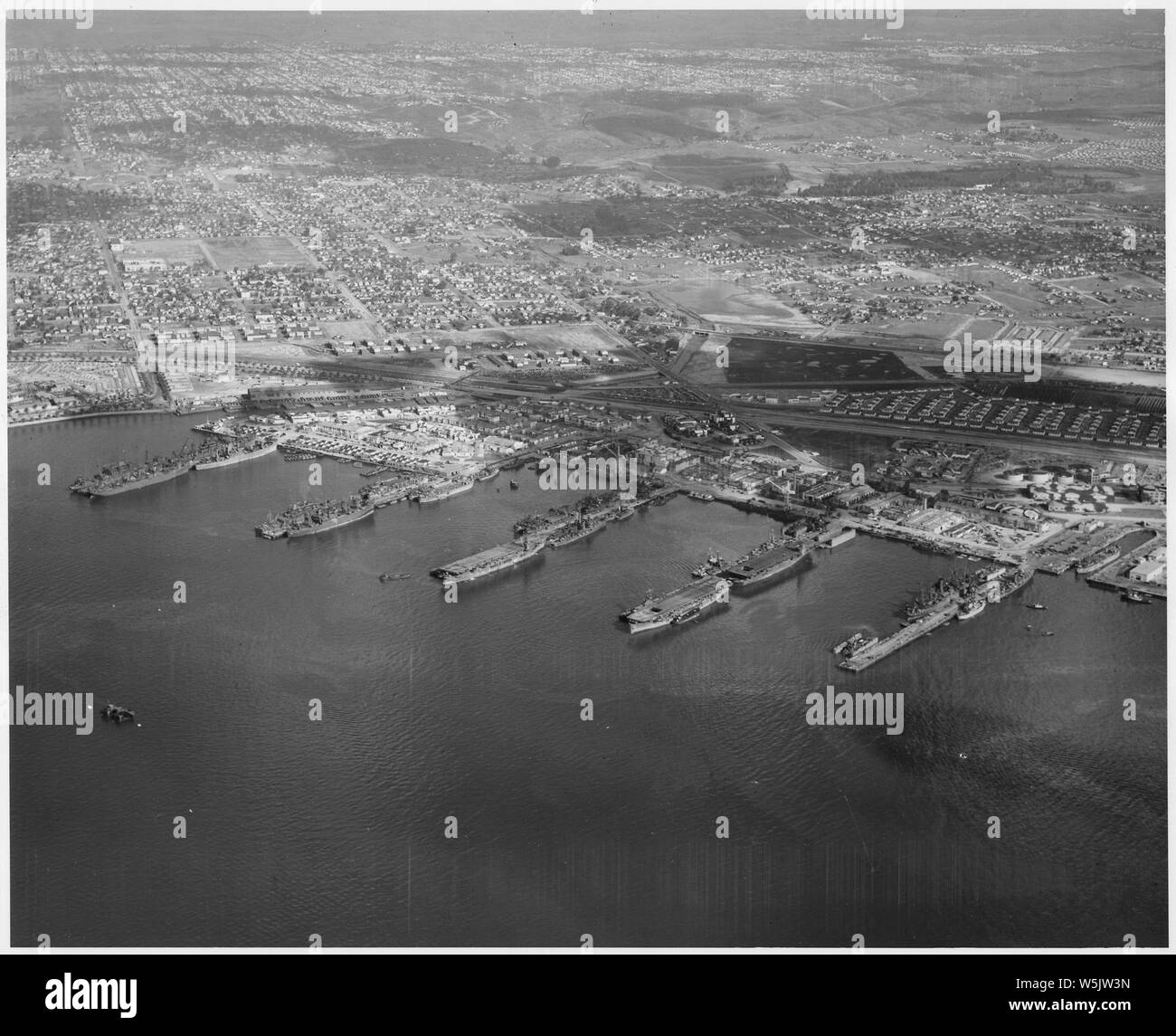 San diego naval base Black and White Stock Photos & Images - Alamy