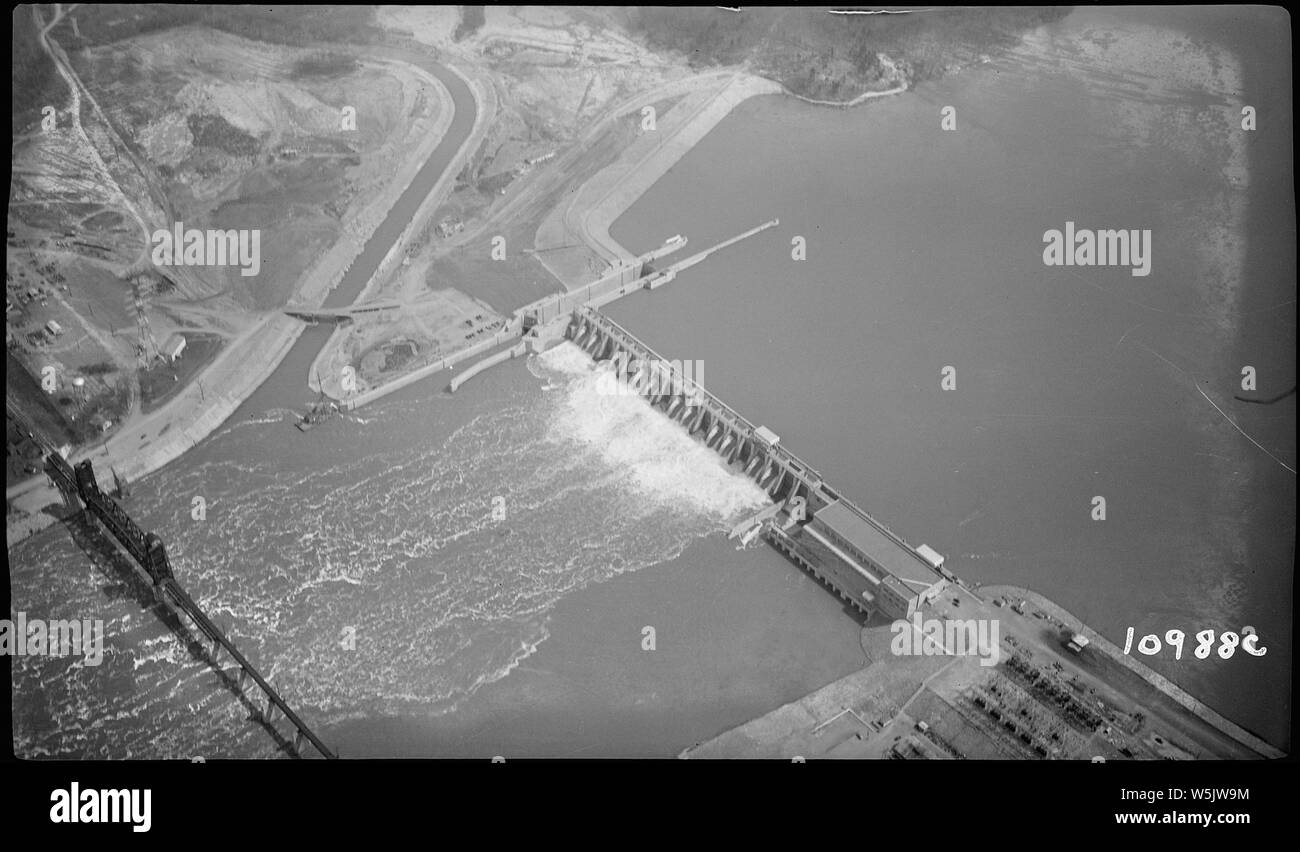 Aerial view of Chickamauga Reservoir Stock Photo Alamy