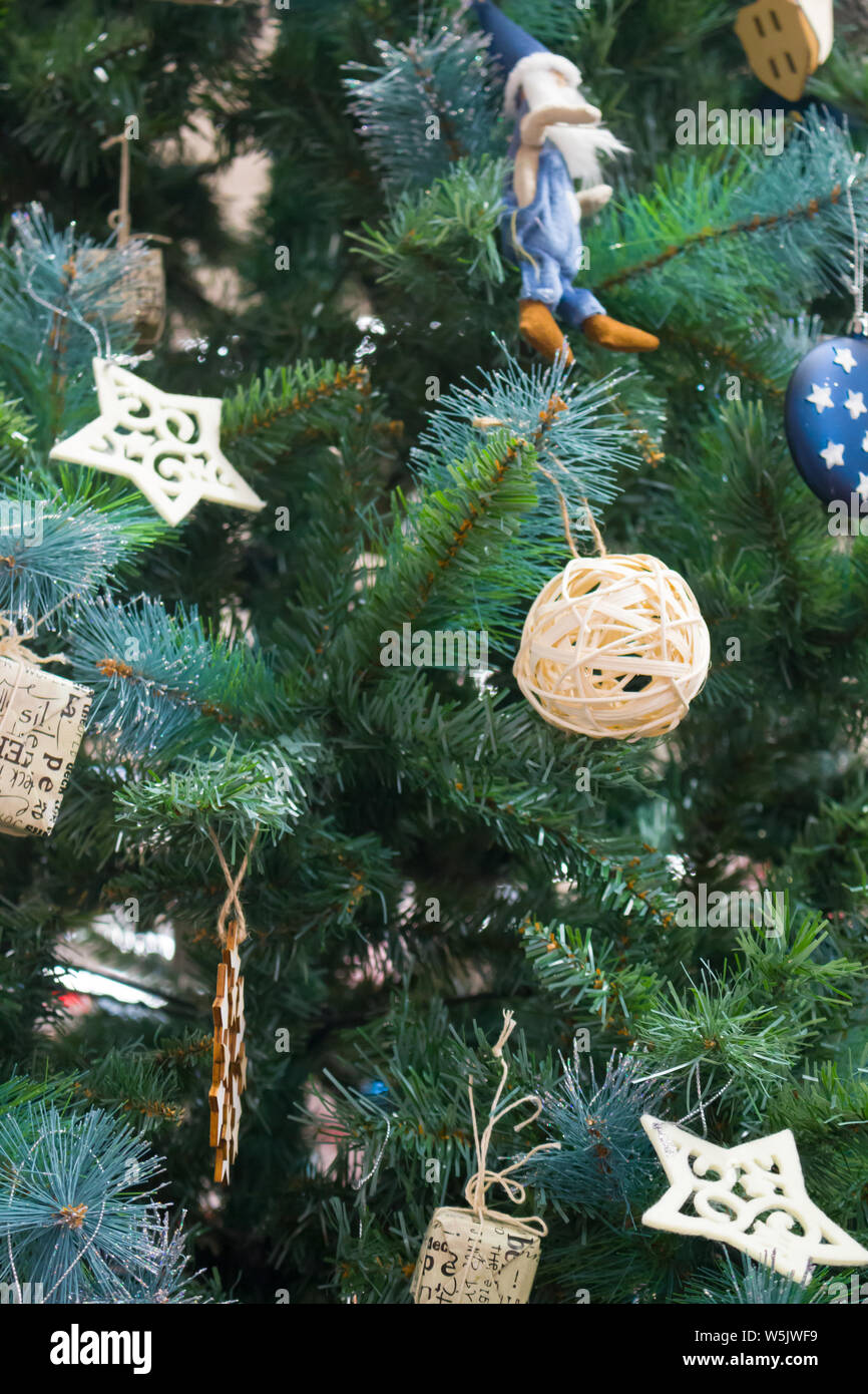 Christmas tree background. Stock Photo