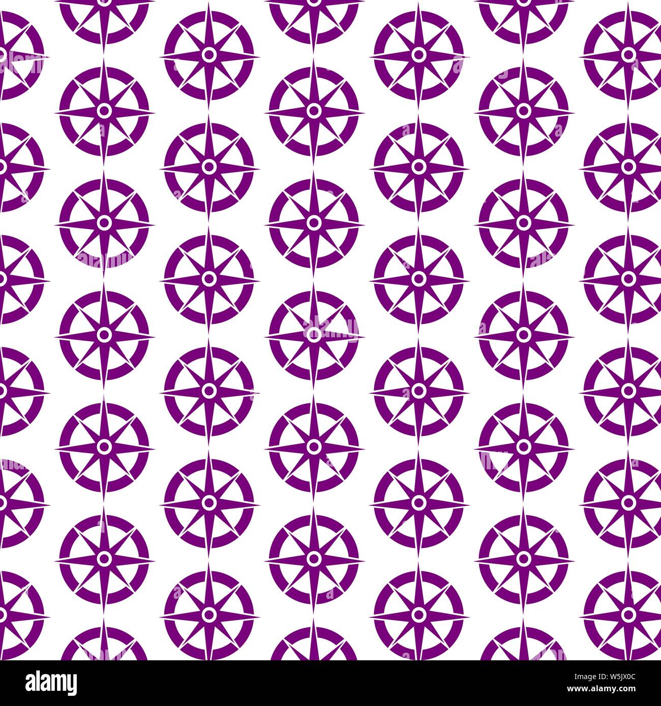 Pattern background Compass icon Stock Vector