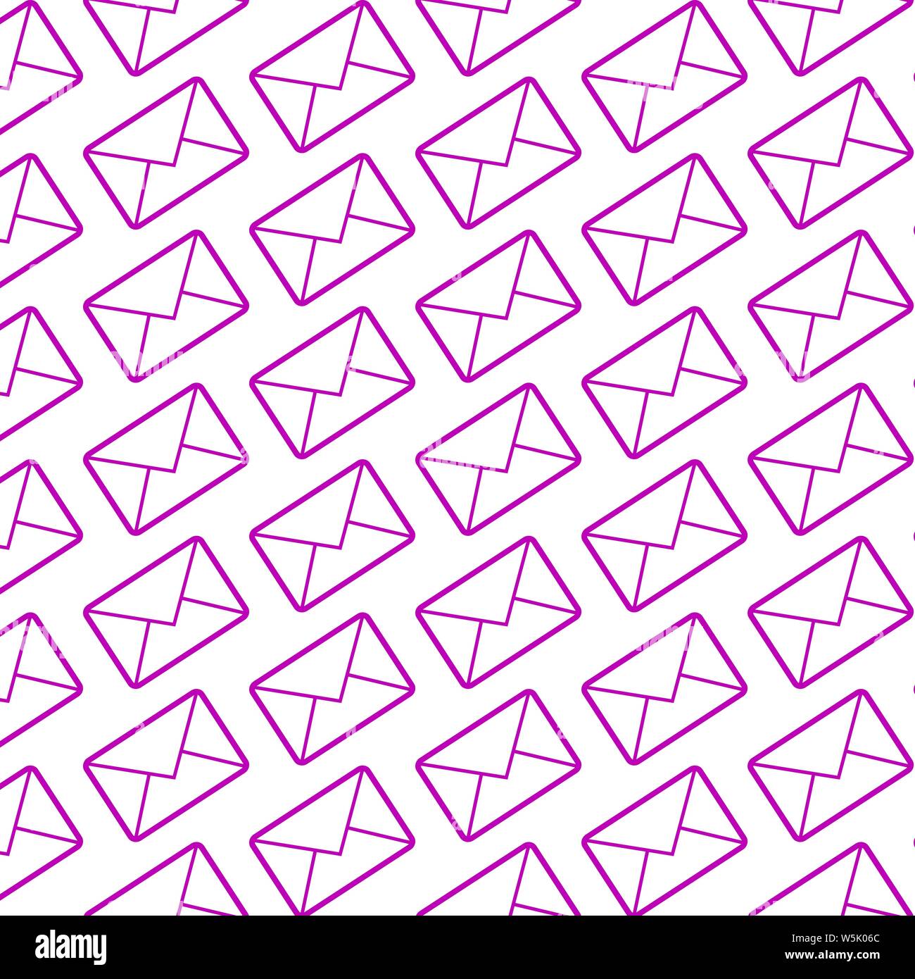 Pattern background email icon Stock Vector Image & Art - Alamy