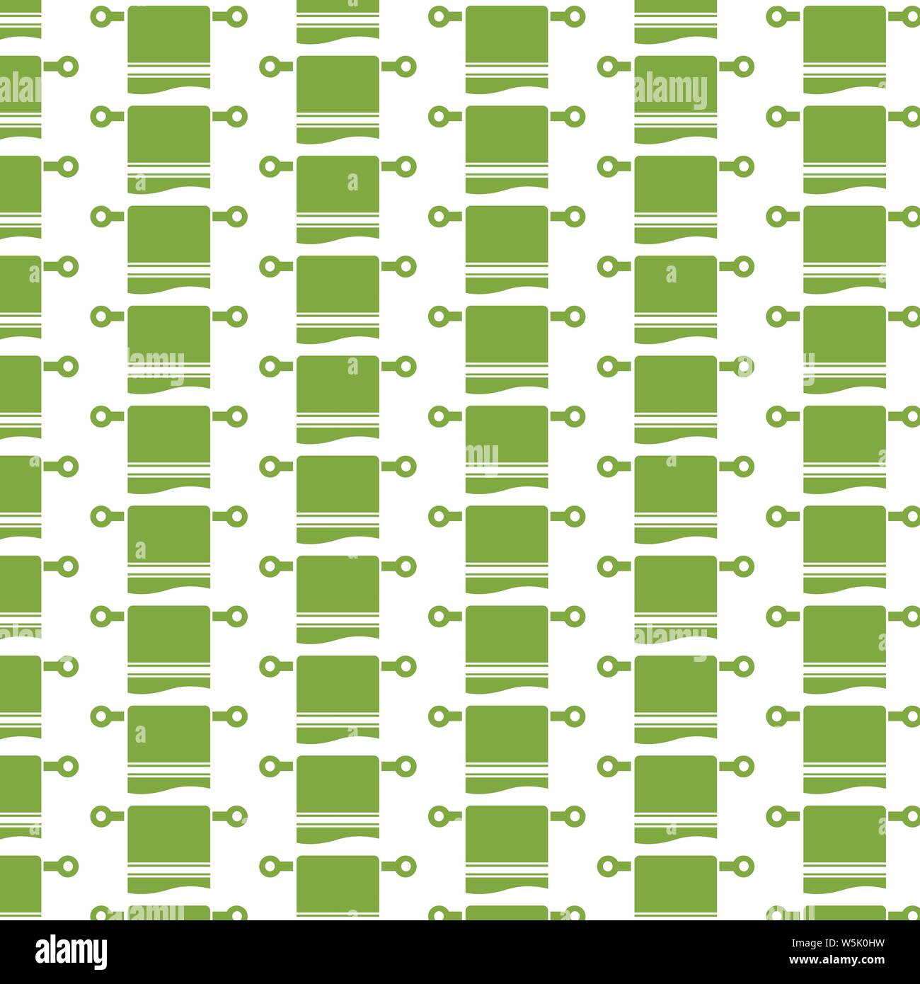 Pattern background towel icon Stock Vector