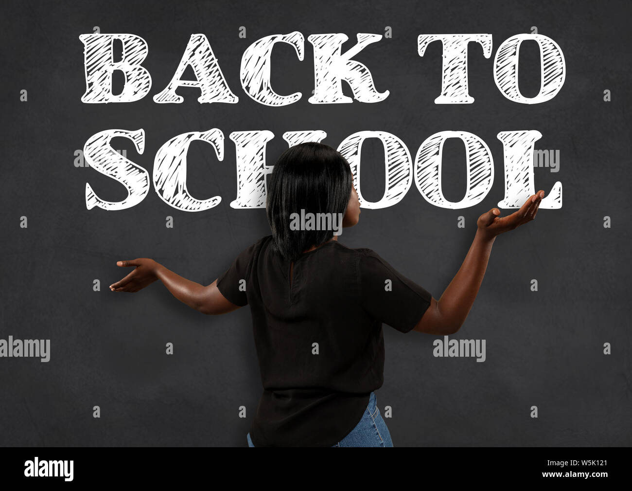 Back view choose hi res stock photography and images Alamy