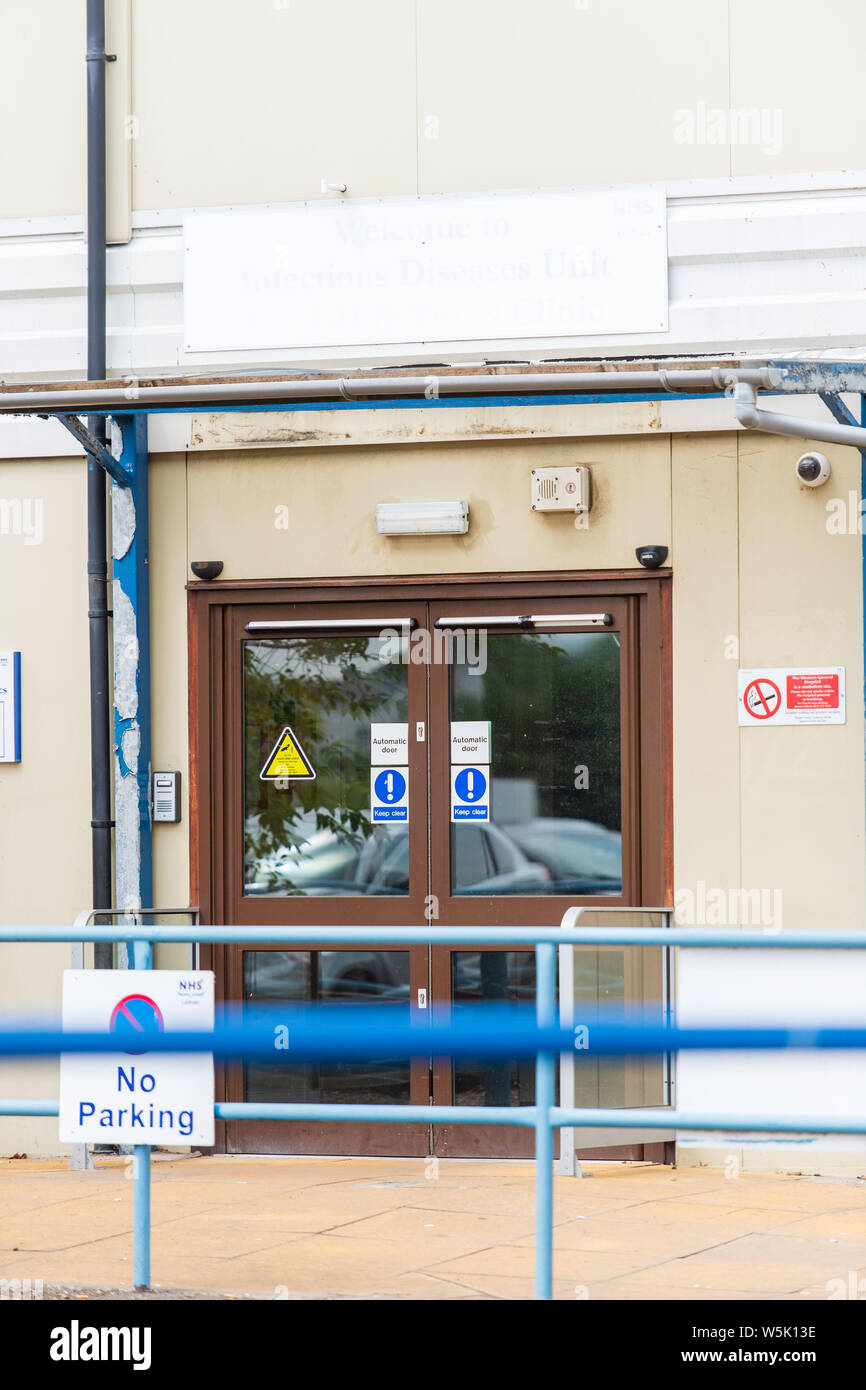 RIDU, Western General Edinburgh, Infectious Diseases Unit Stock Photo