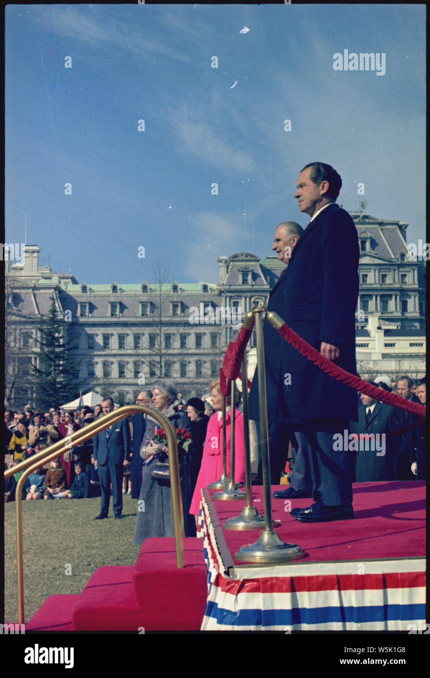 Arrival Ceremony for President Pompidou of France; Scope and content