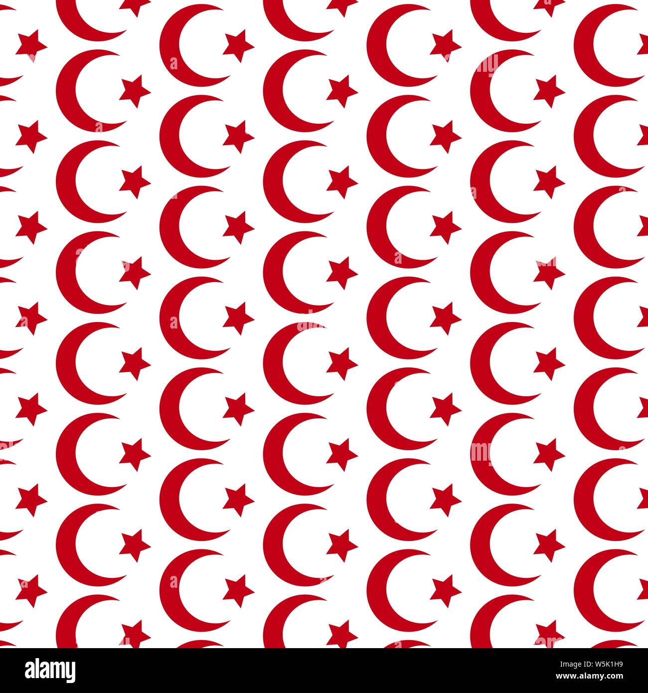 Pattern background Symbol of Islam Star crescent icon Stock Vector ...