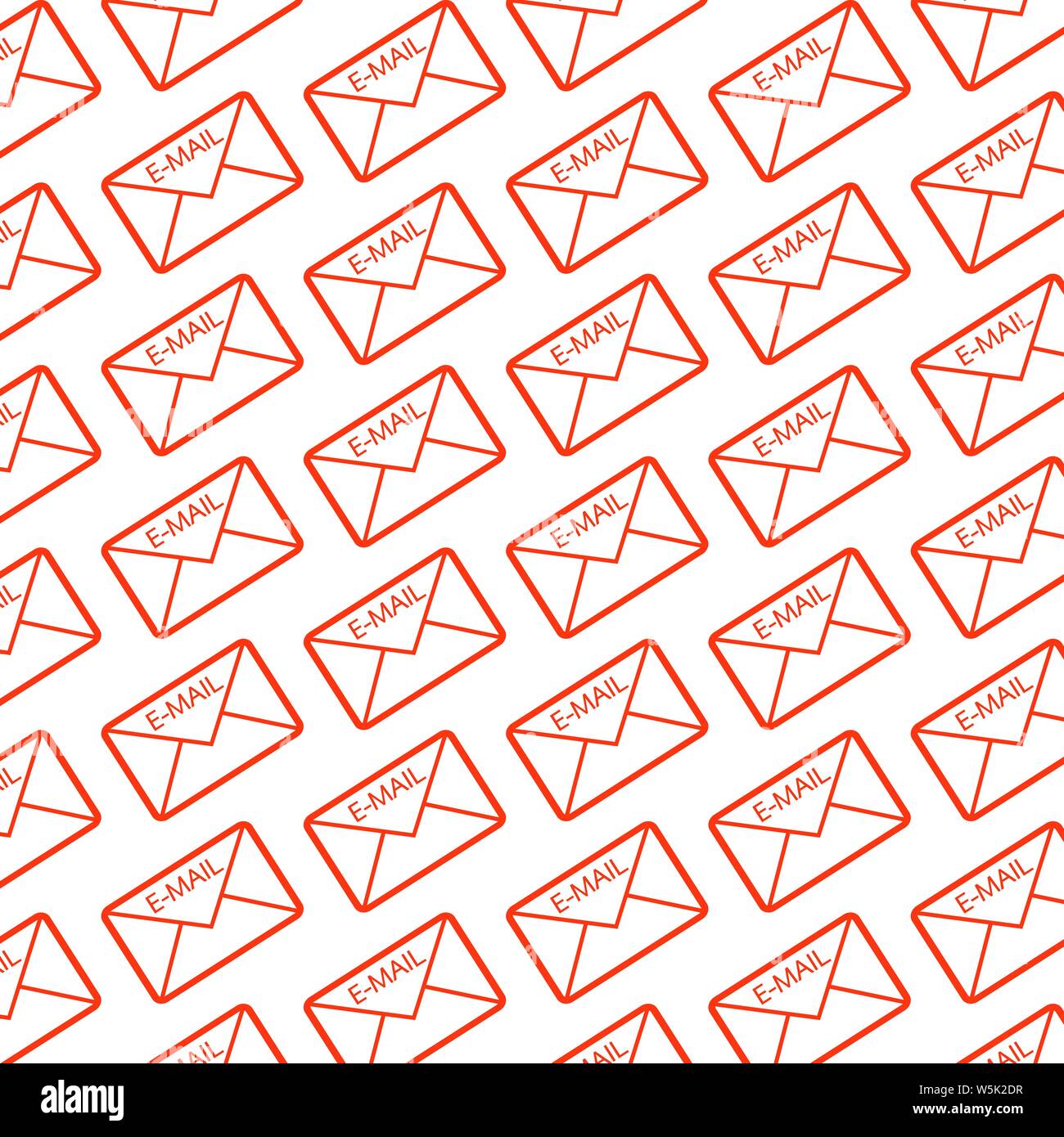 Pattern background email icon Stock Vector Image & Art - Alamy