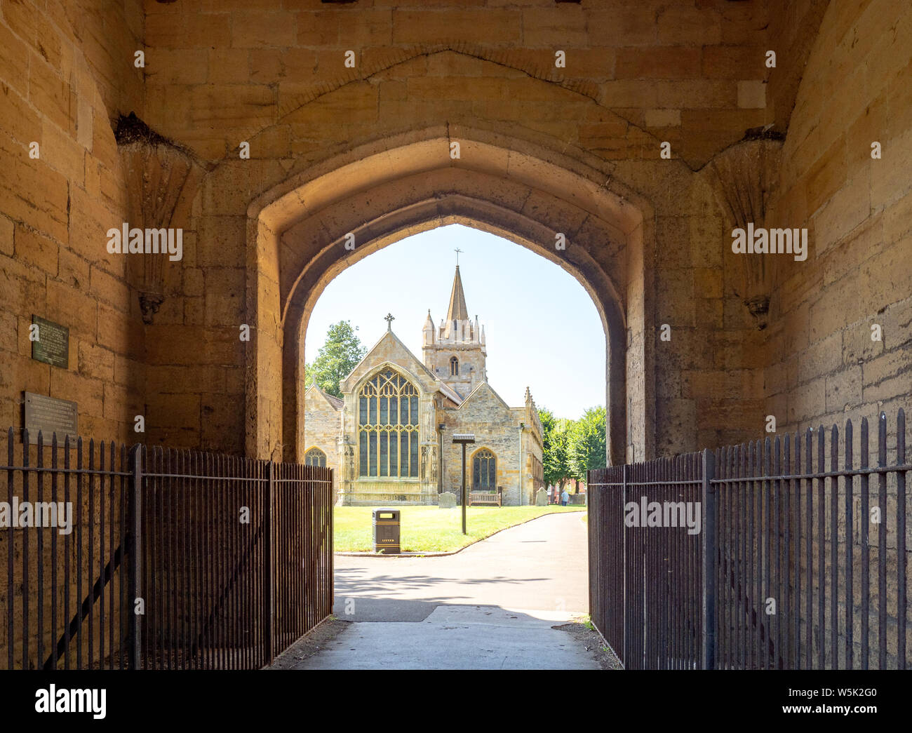 St Lawrence's Church, Evesham, Worcestershire, England, UK Stock Photo
