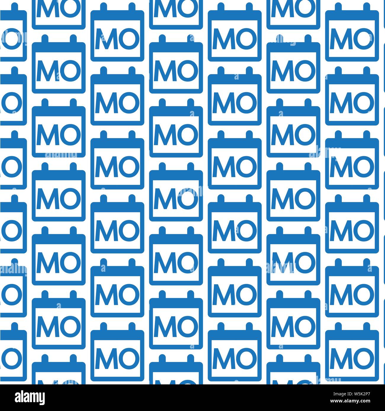 Pattern background monday calendar Icon Stock Vector Image & Art - Alamy