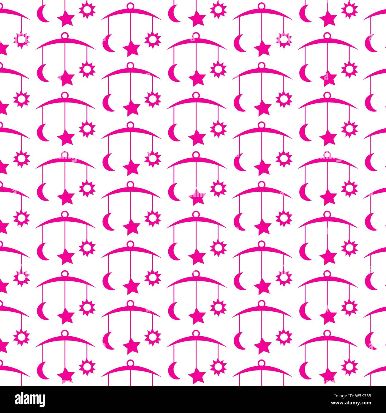 Pattern background baby hanging icon Stock Vector Image & Art - Alamy
