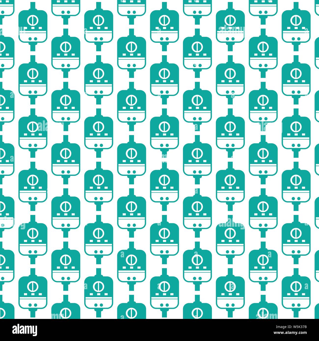 Pattern background Water Heater icon Stock Vector