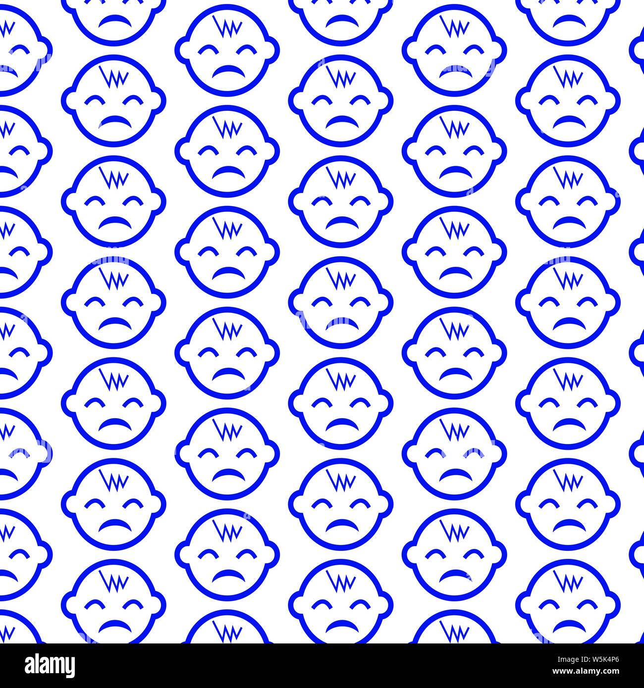 Pattern background Baby icon Stock Vector Image & Art - Alamy