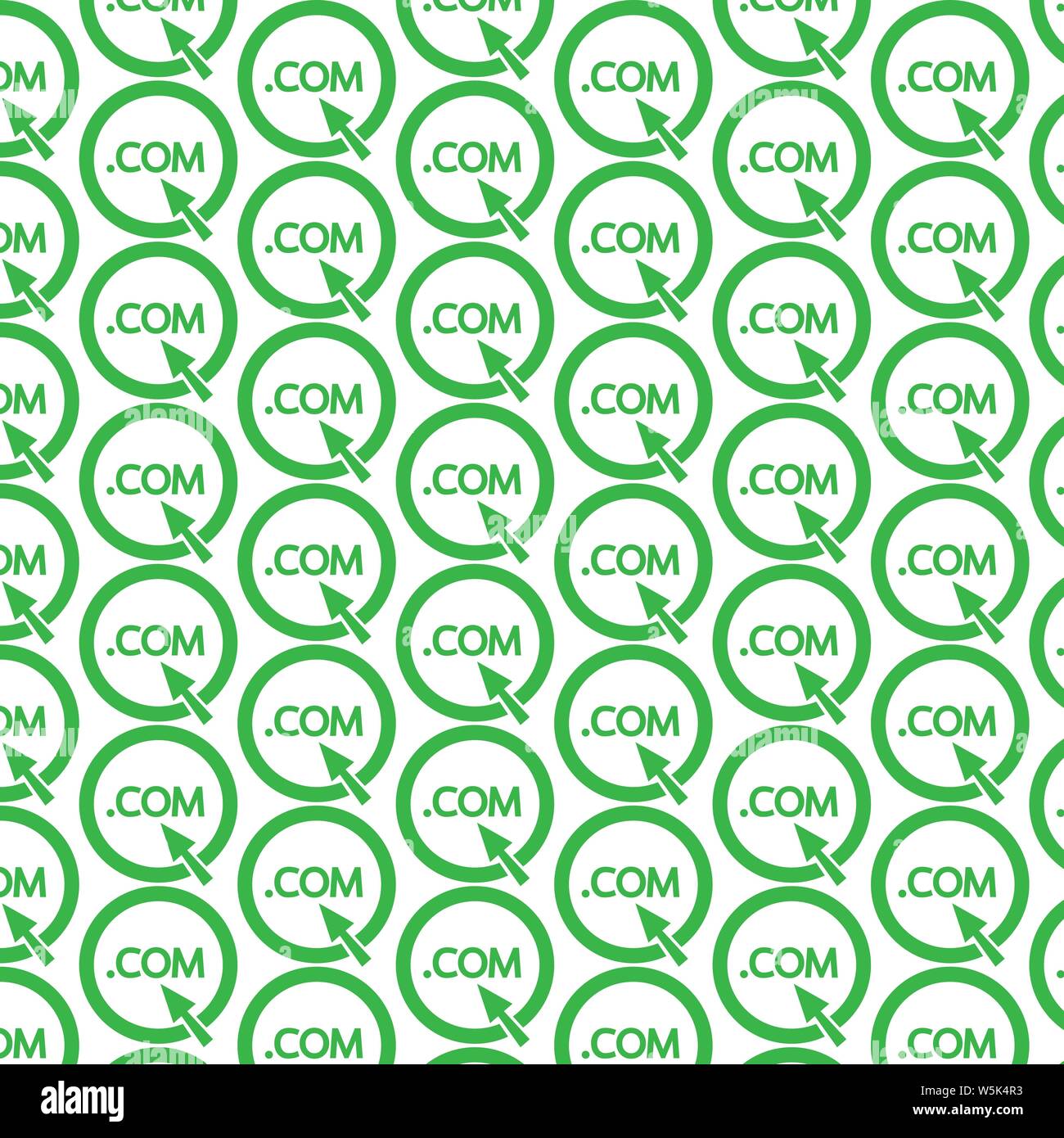 Pattern background Domain dot sign icon Stock Vector