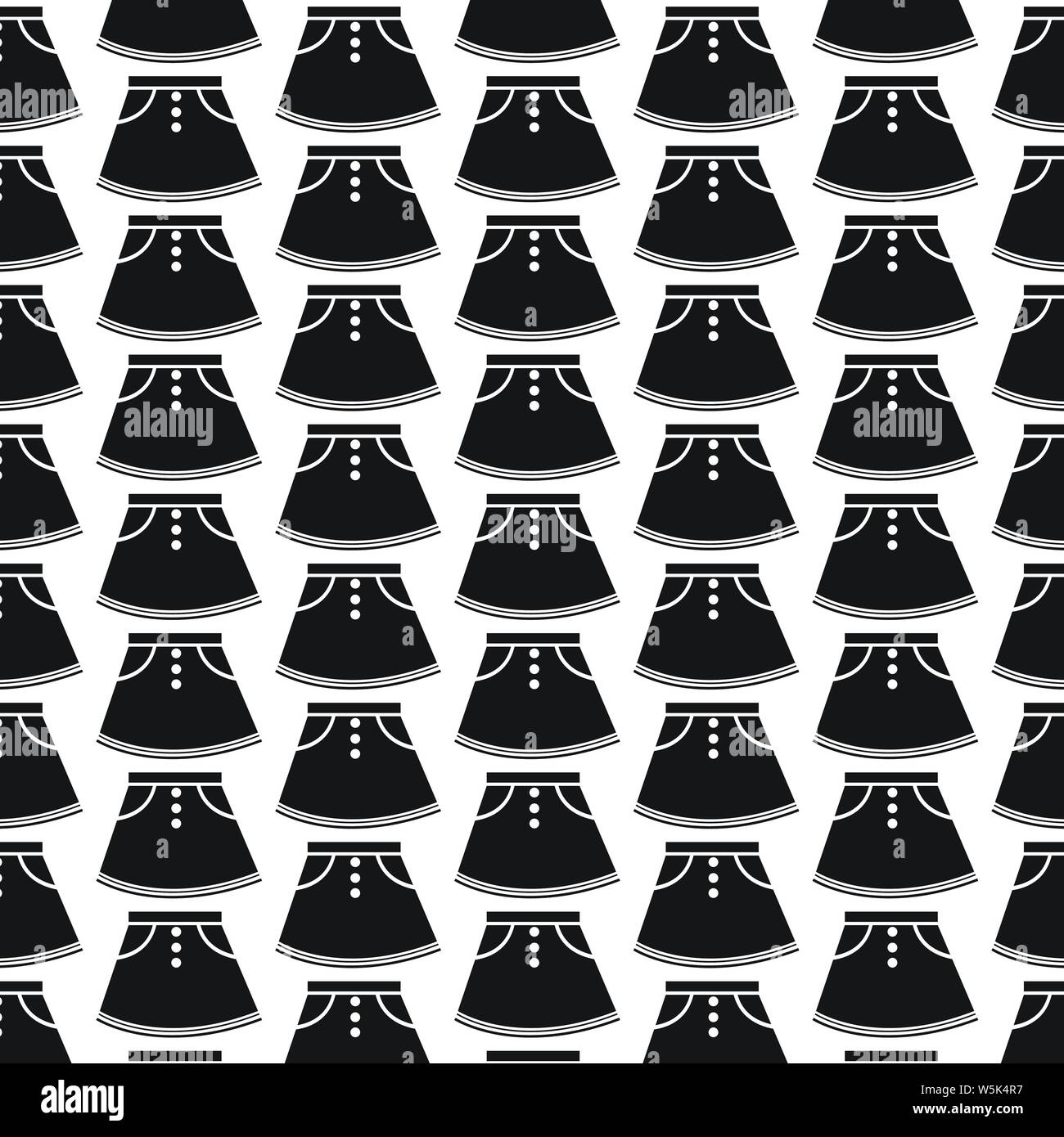 Pattern background skirt icon Stock Vector