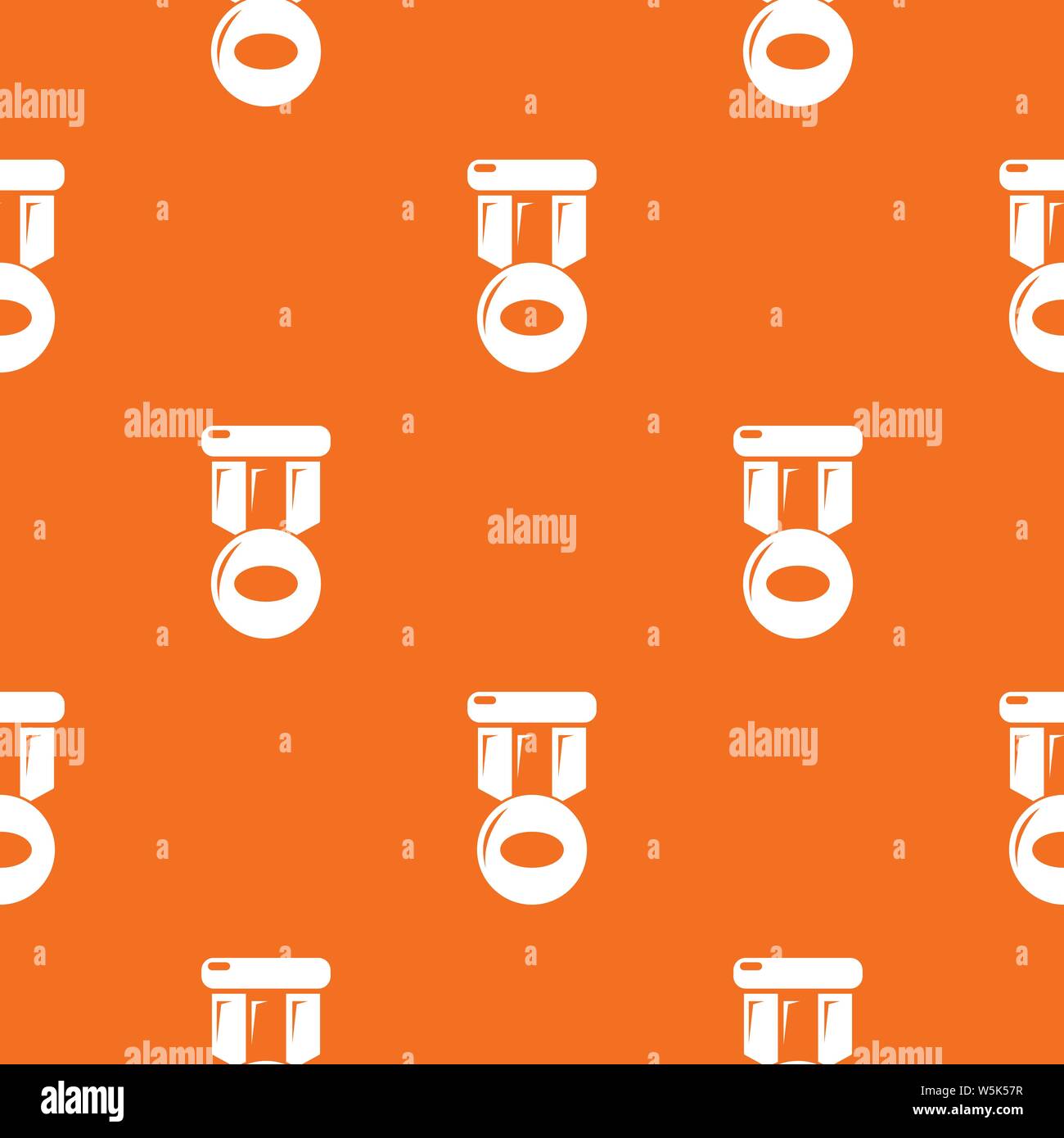 Hockey medal pattern vector orange Stock Vector Image & Art - Alamy