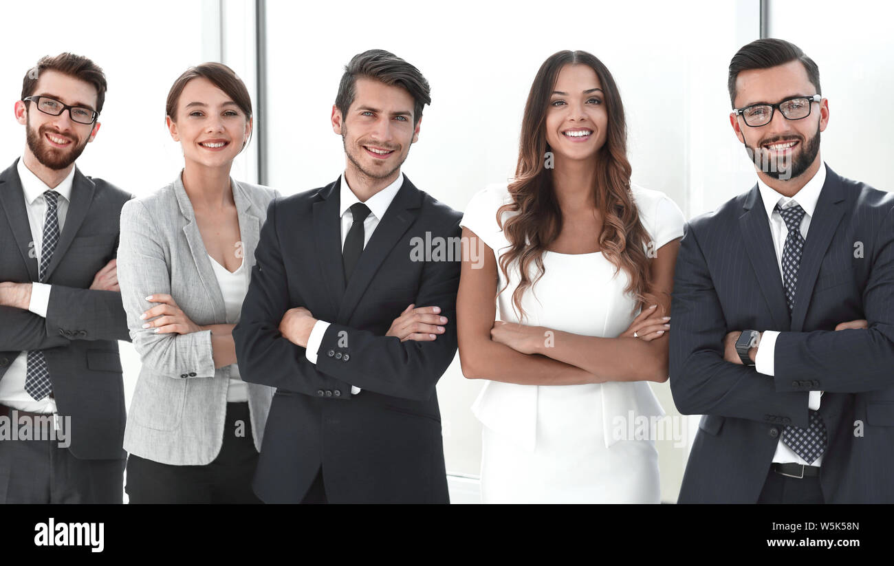 professional business team standing together in the office Stock Photo ...