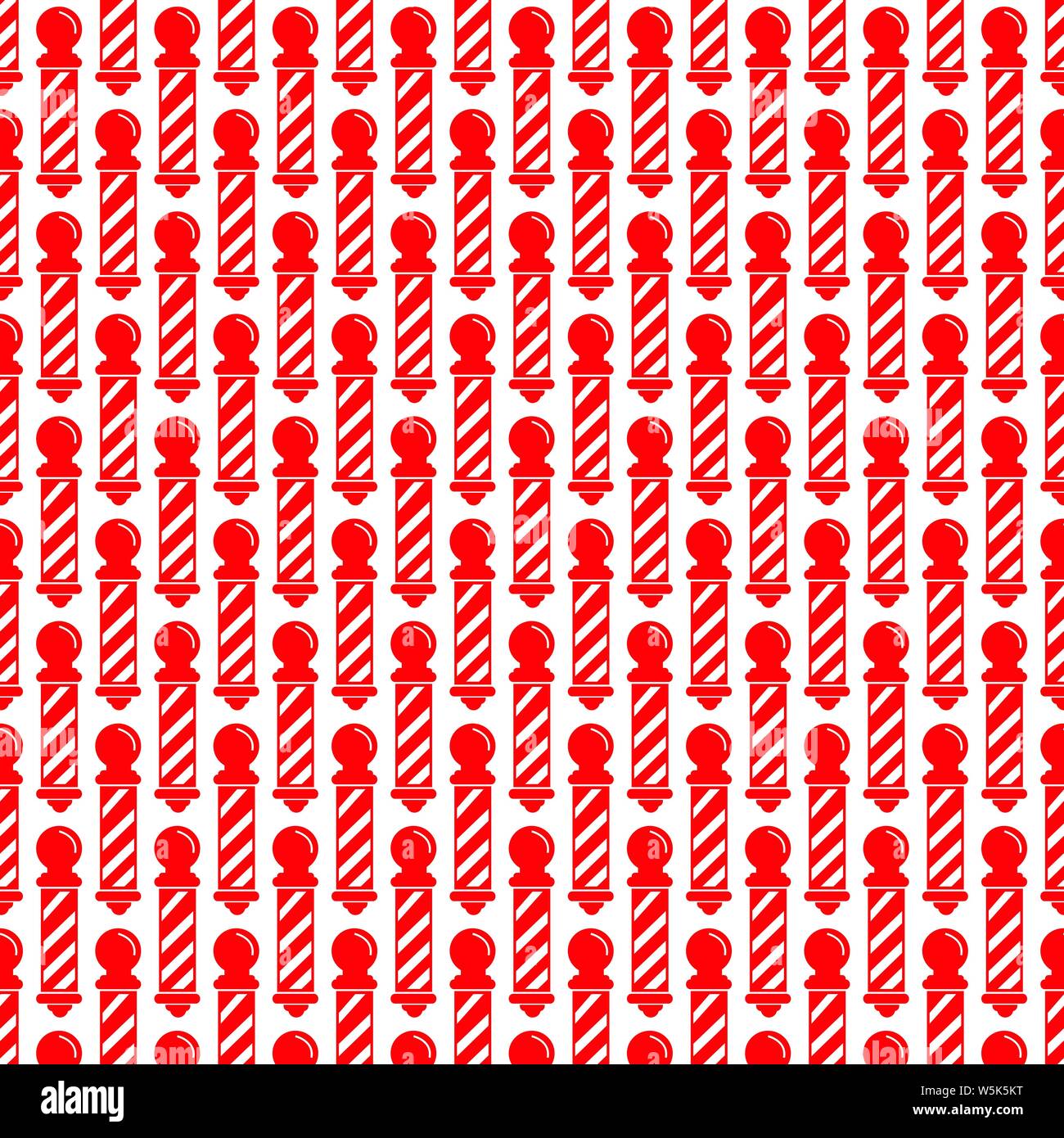 Pattern background barber shop pole Icon Stock Vector