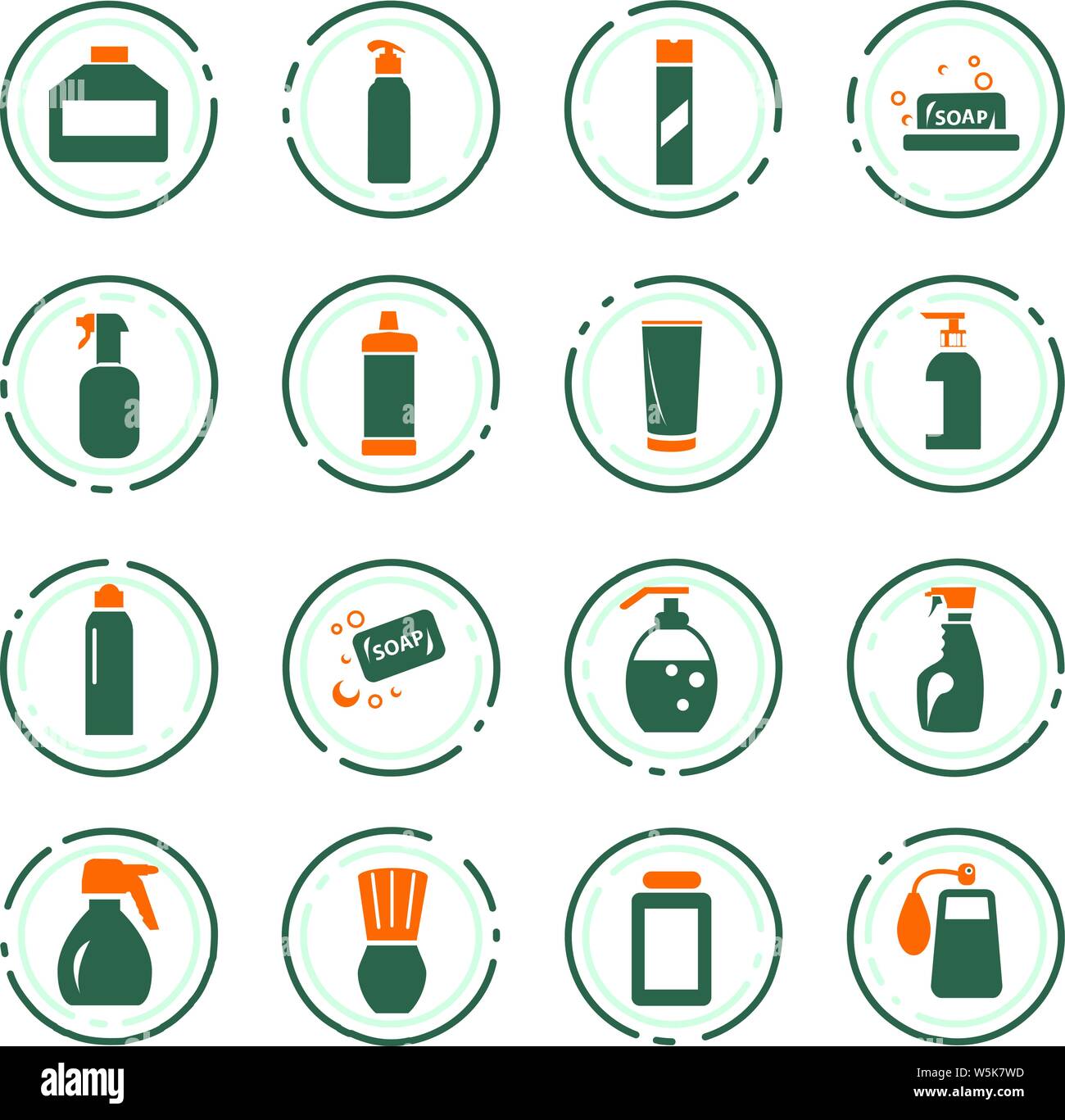 Household chemicals icon set for web sites and user interface Stock ...