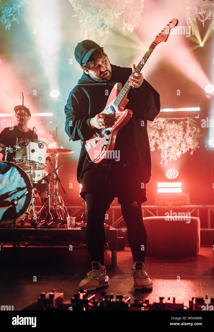 Unknown Mortal Orchestra at The Enmore Theatre, Sydney Australia. September 26th 2018 Stock Photo
