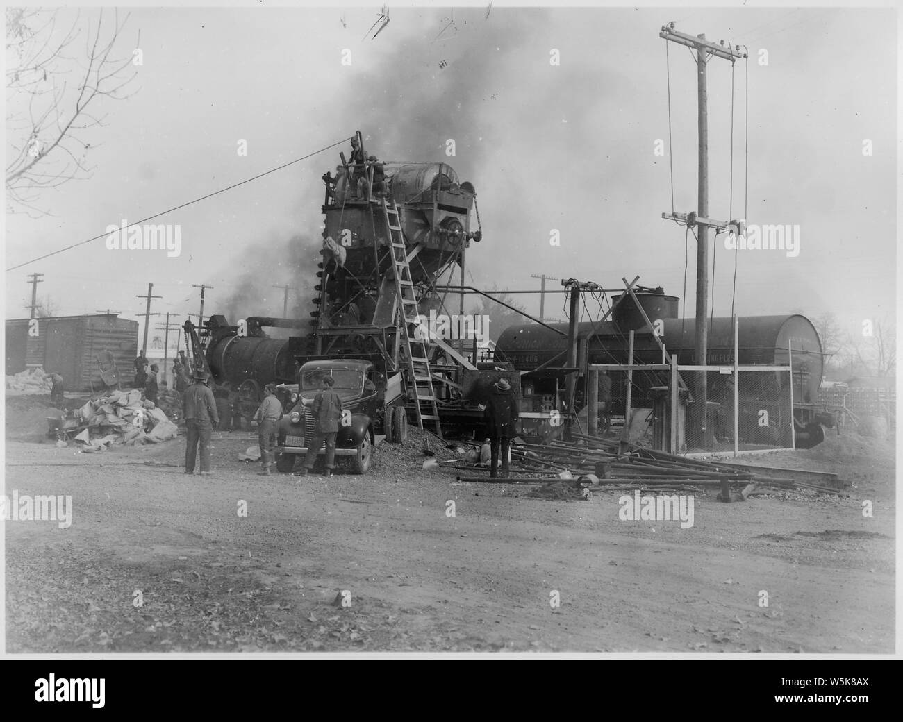 CCC Camp BR58 Carlsbad Project, New Mexico Photo of a machine