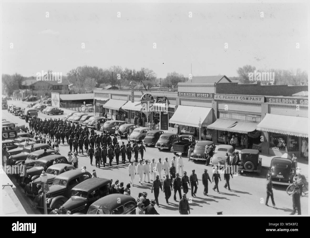 CCC Camp BR7 Shoshone Project, Lovell, Wyoming Members of CCC Campany