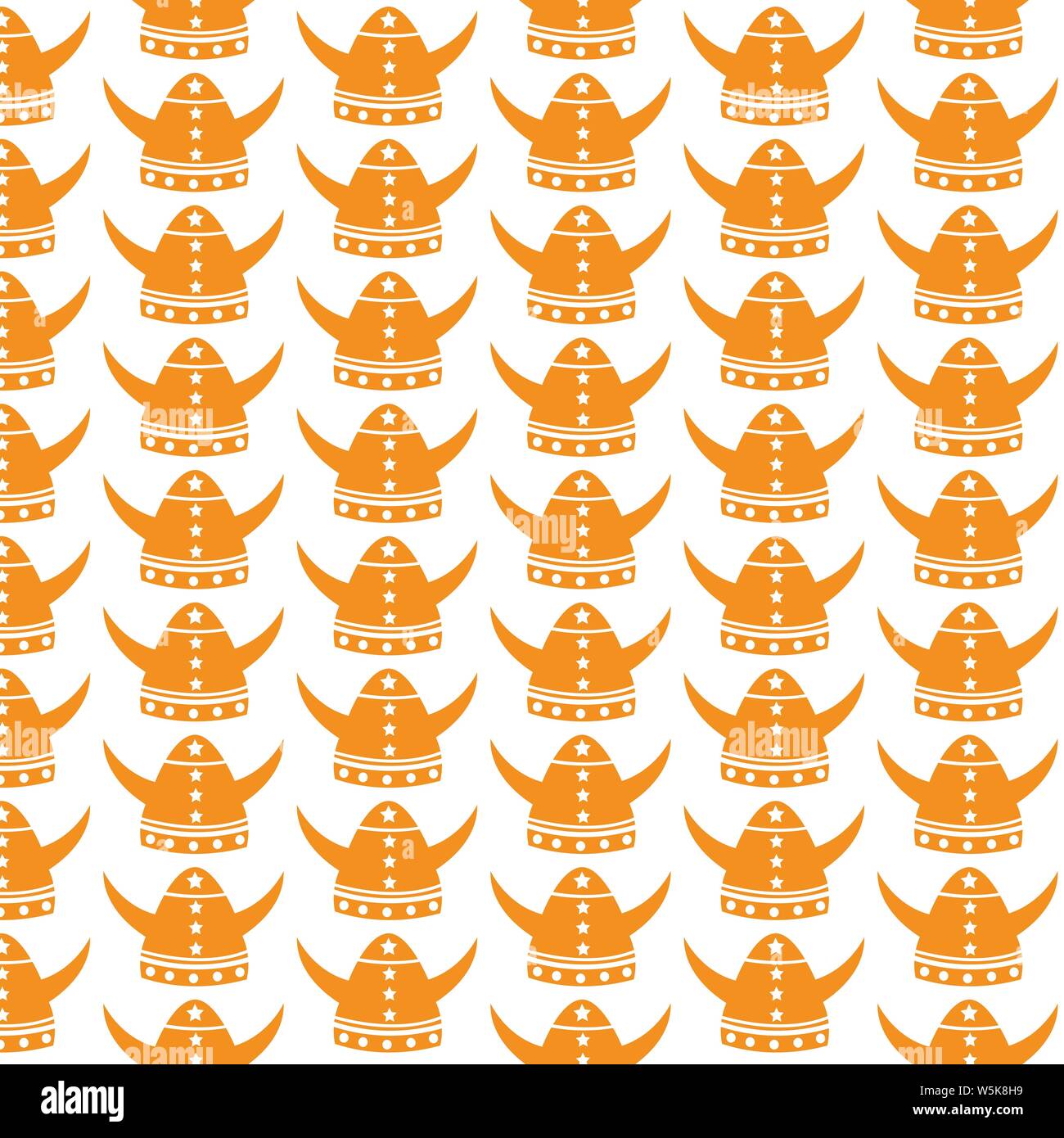 Pattern background Viking Helmet Icon Stock Vector
