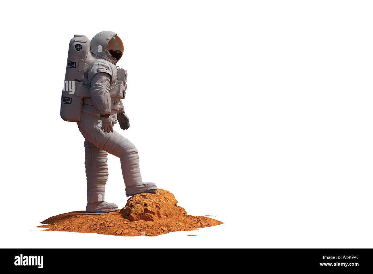 Astronaut With Triangle 3d