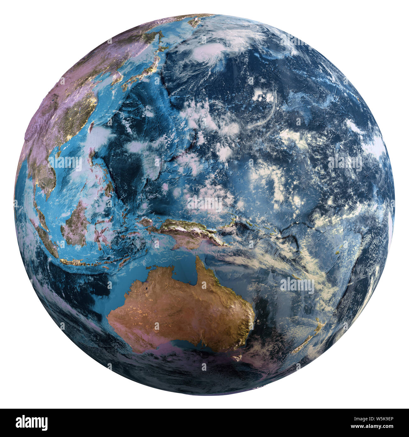 Planet Earth map Stock Photo