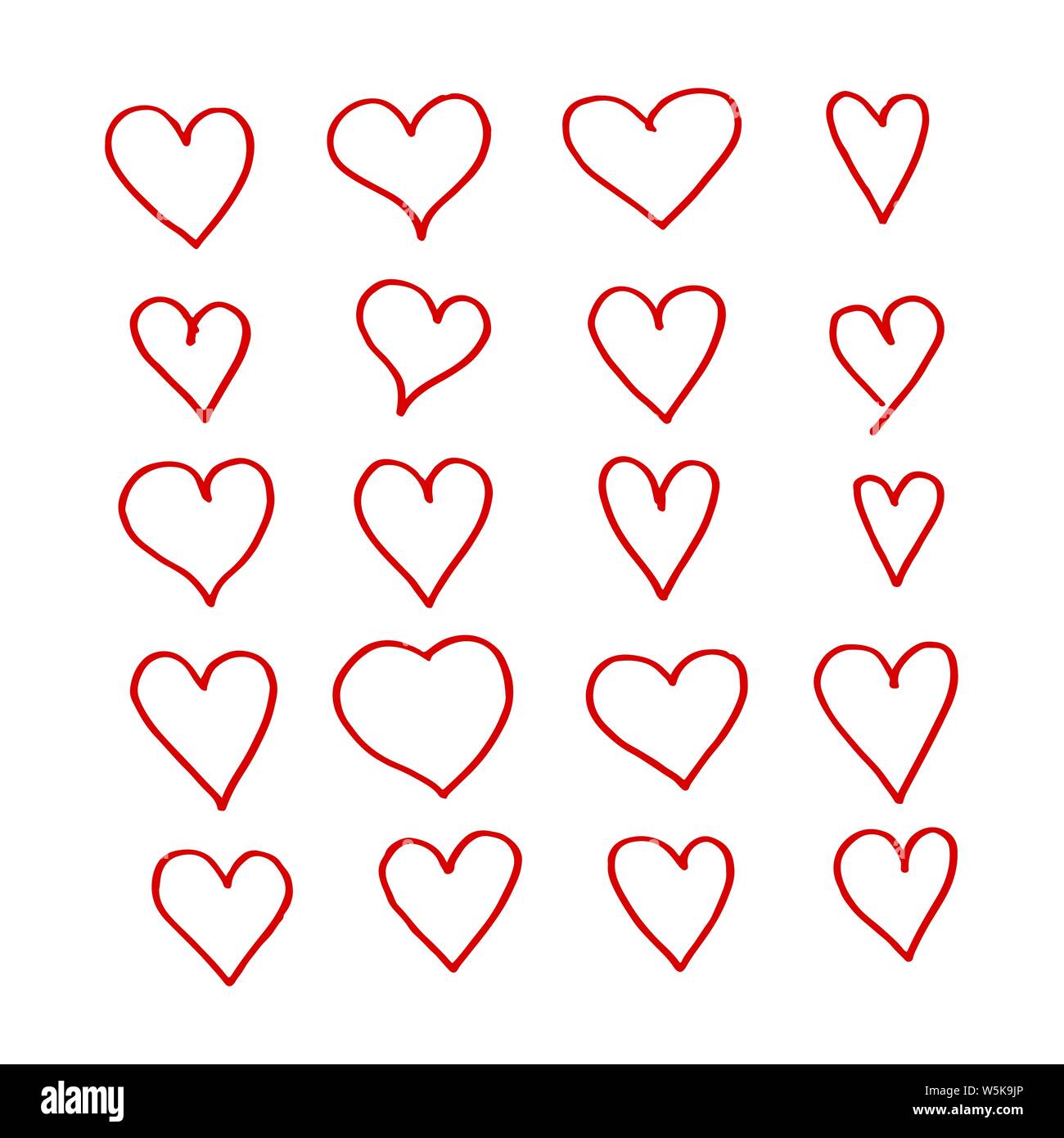 heart hand draw icon Stock Vector Image & Art - Alamy