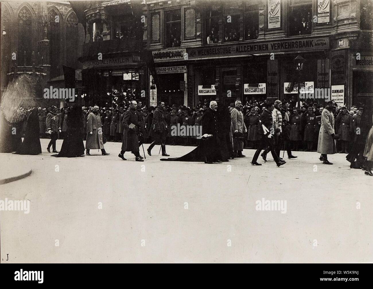 Das Begräbnis von Kaiser Franz Josef Stock Photo - Alamy