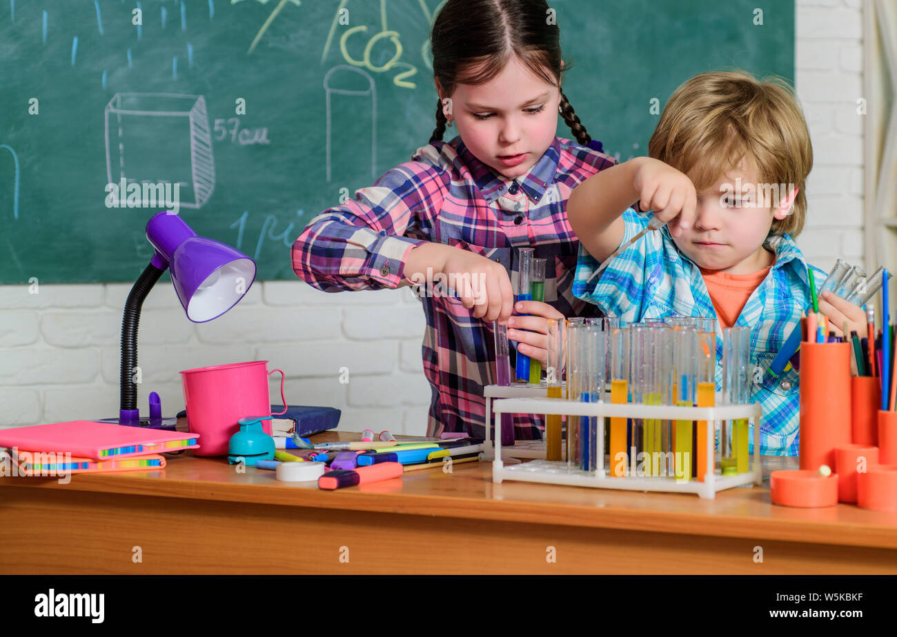 School chemistry laboratory. back to school. Science and education
