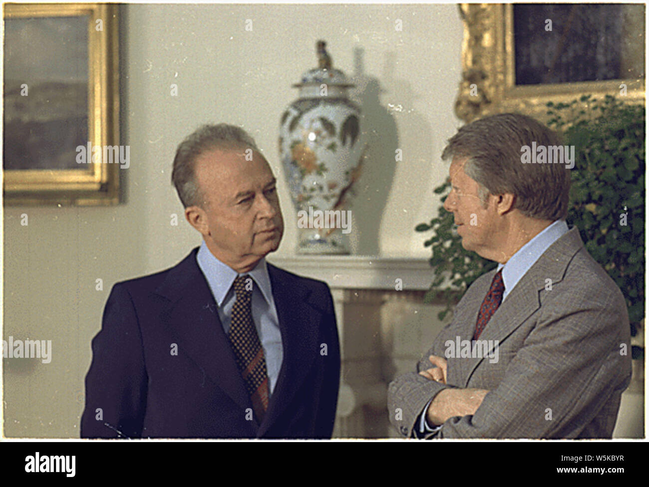 Carter - Rabin 07-03-1977 Stock Photo - Alamy