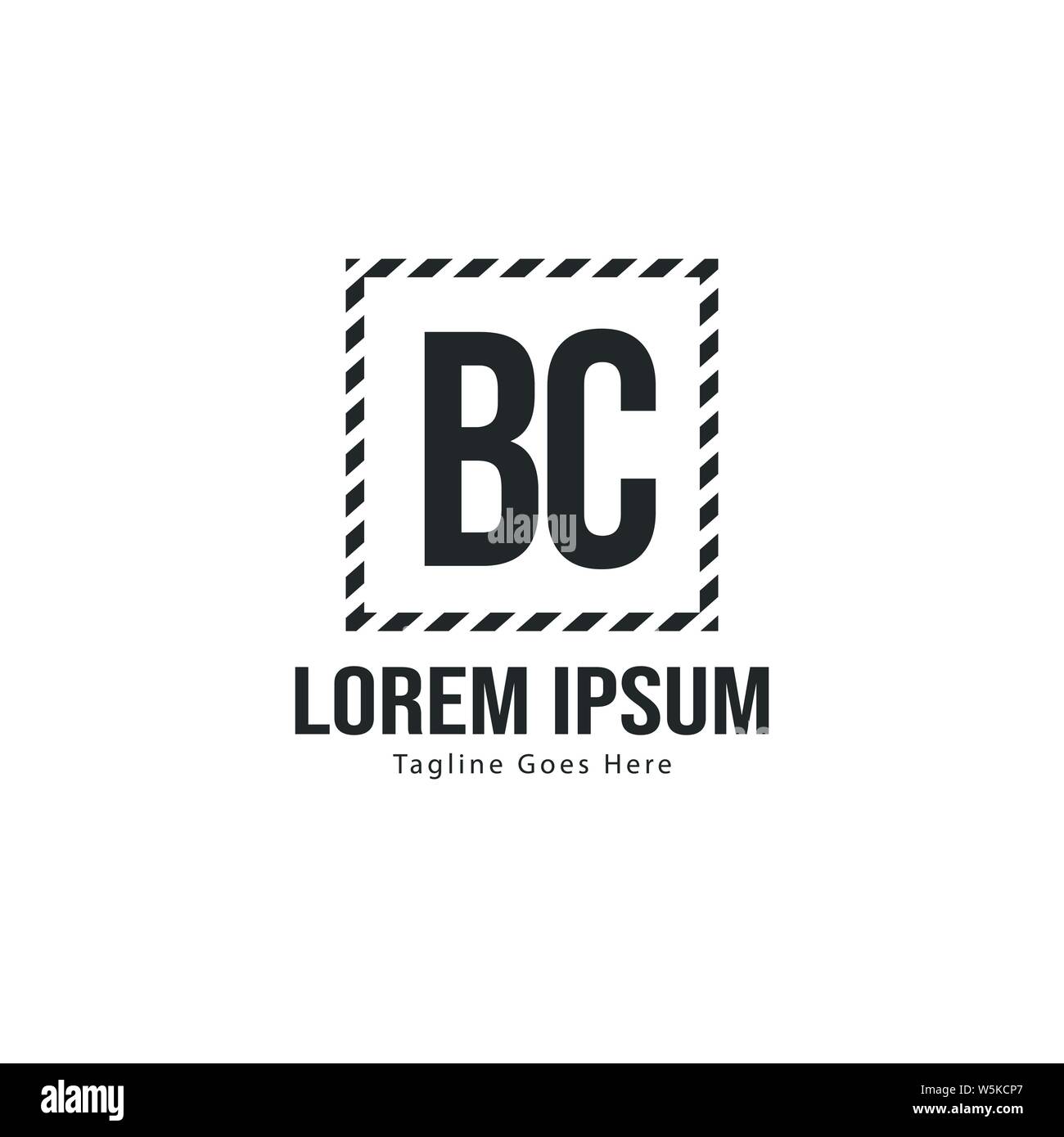 BC Letter Logo Design. Creative Modern BC Letters Icon Illustration ...