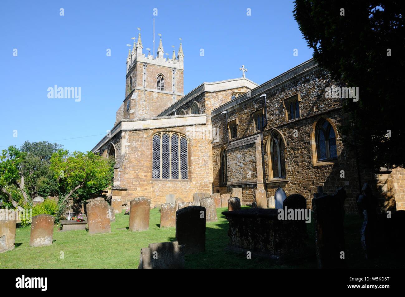St Peter & St Paul Church, Deddington, Oxfordshire. The tower was ...