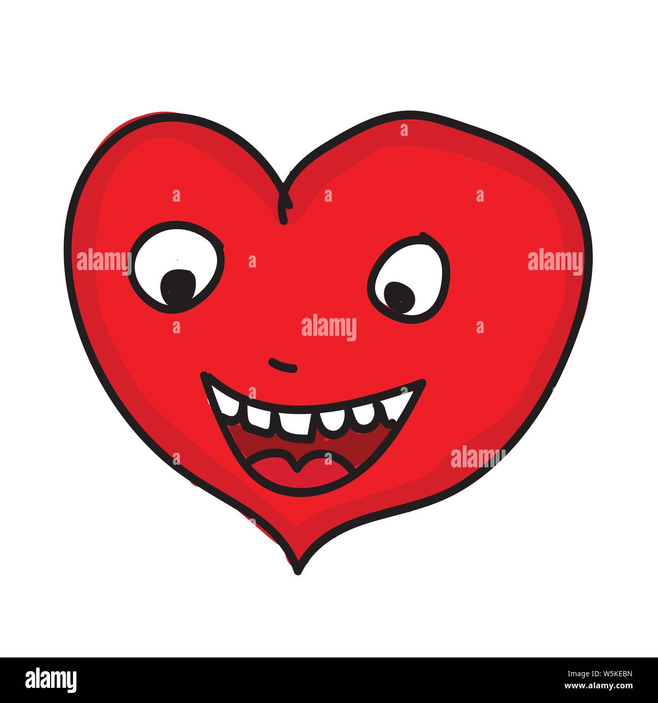 heart cartoon icon Stock Vector Image & Art - Alamy