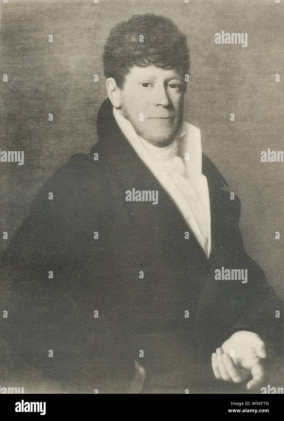 Daniel Heinrich von der Heydt (1767–1832). Stock Photo