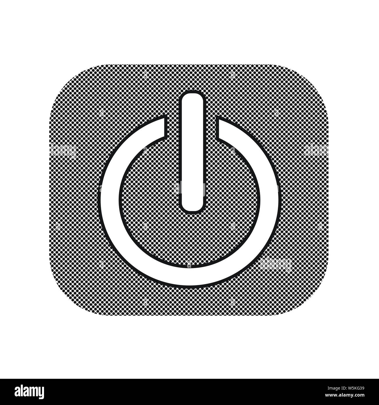Power on icon Stock Vector Images - Alamy