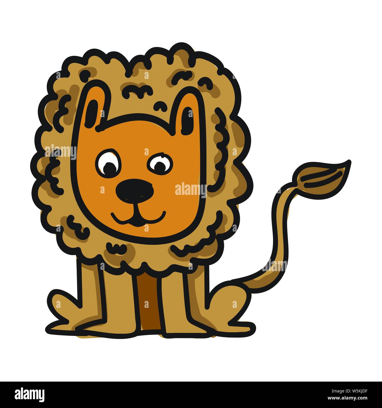 lion cartoon icon Stock Vector Image & Art - Alamy
