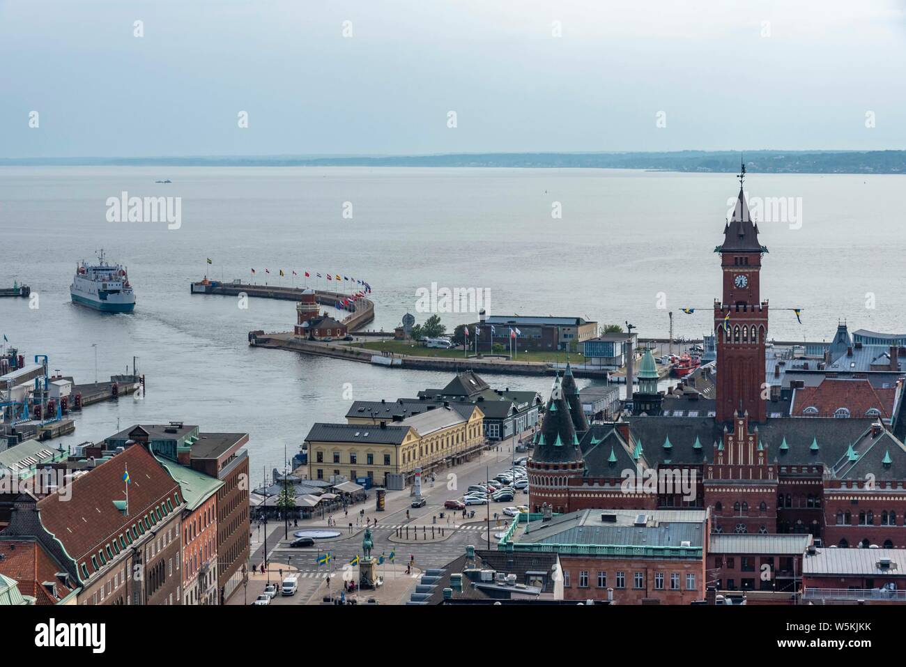 Coastal town Helsingborg in Sweden Stock Photo - Alamy, image size:1300x957