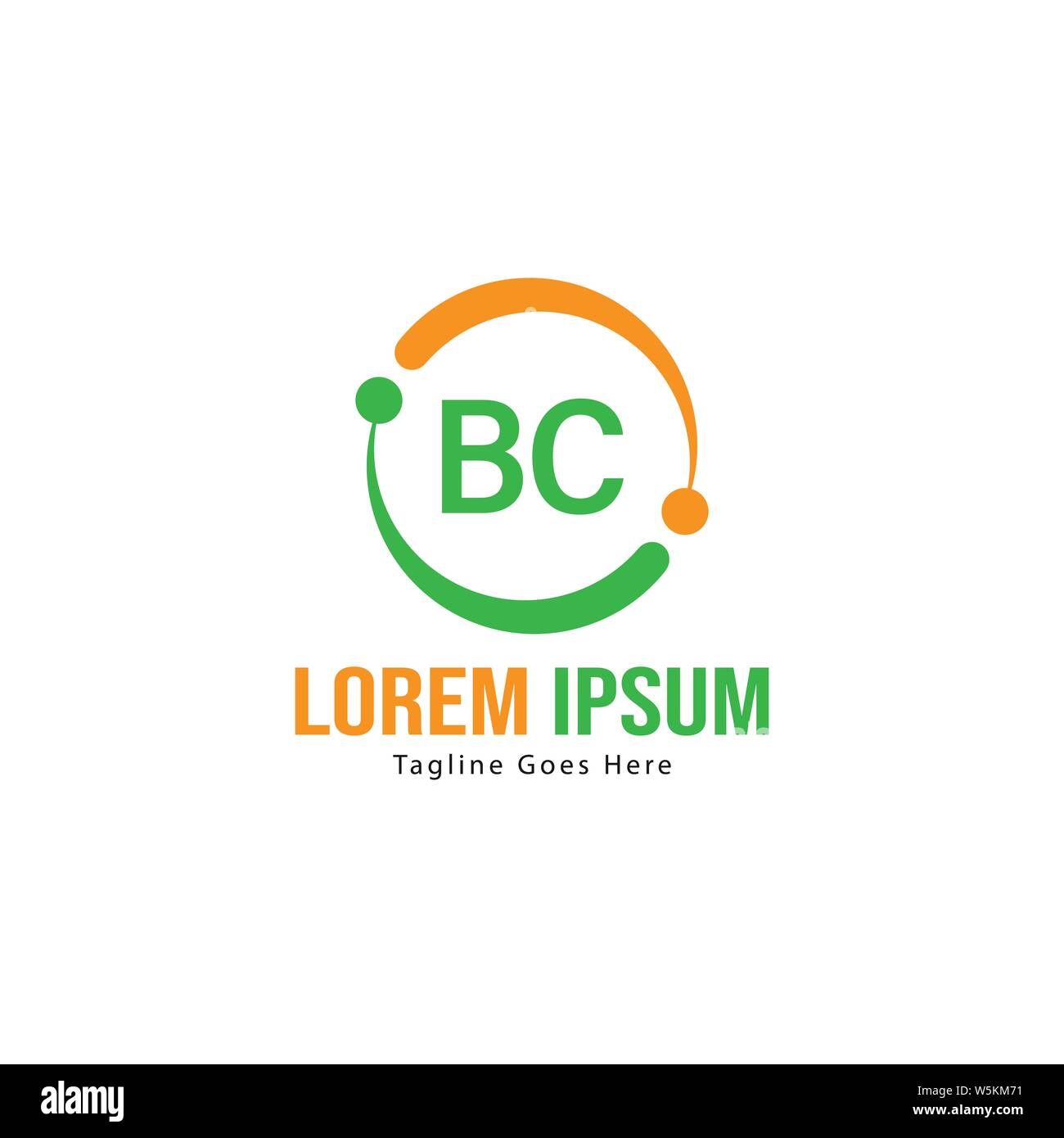 BC Letter Logo Design. Creative Modern BC Letters Icon Illustration ...