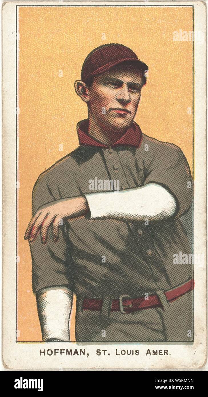 Danny Hoffman, St. Louis Browns, baseball card portrait Stock Photo