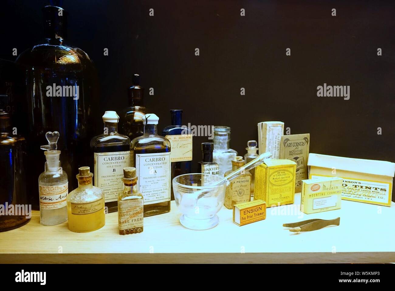 Darkroom chemicals hires stock photography and images Alamy